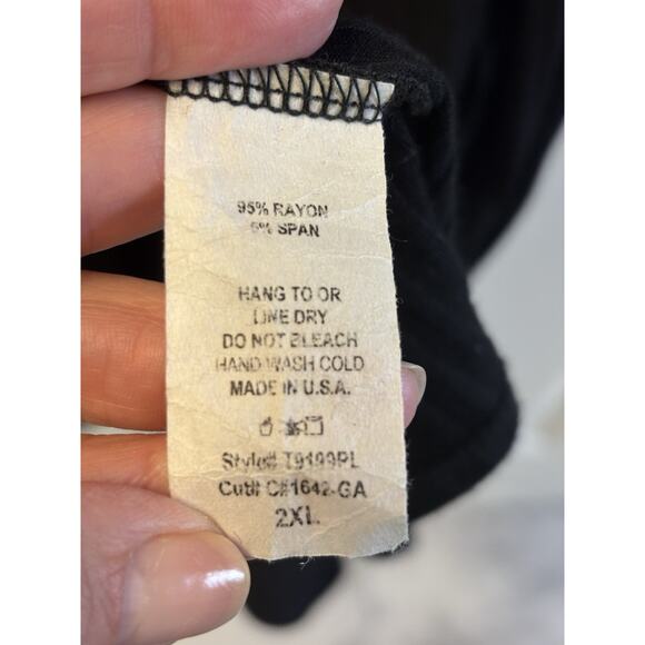 Just For you Black Sleeveless long Cape With Pockets 2XL - Picture 5 of 6